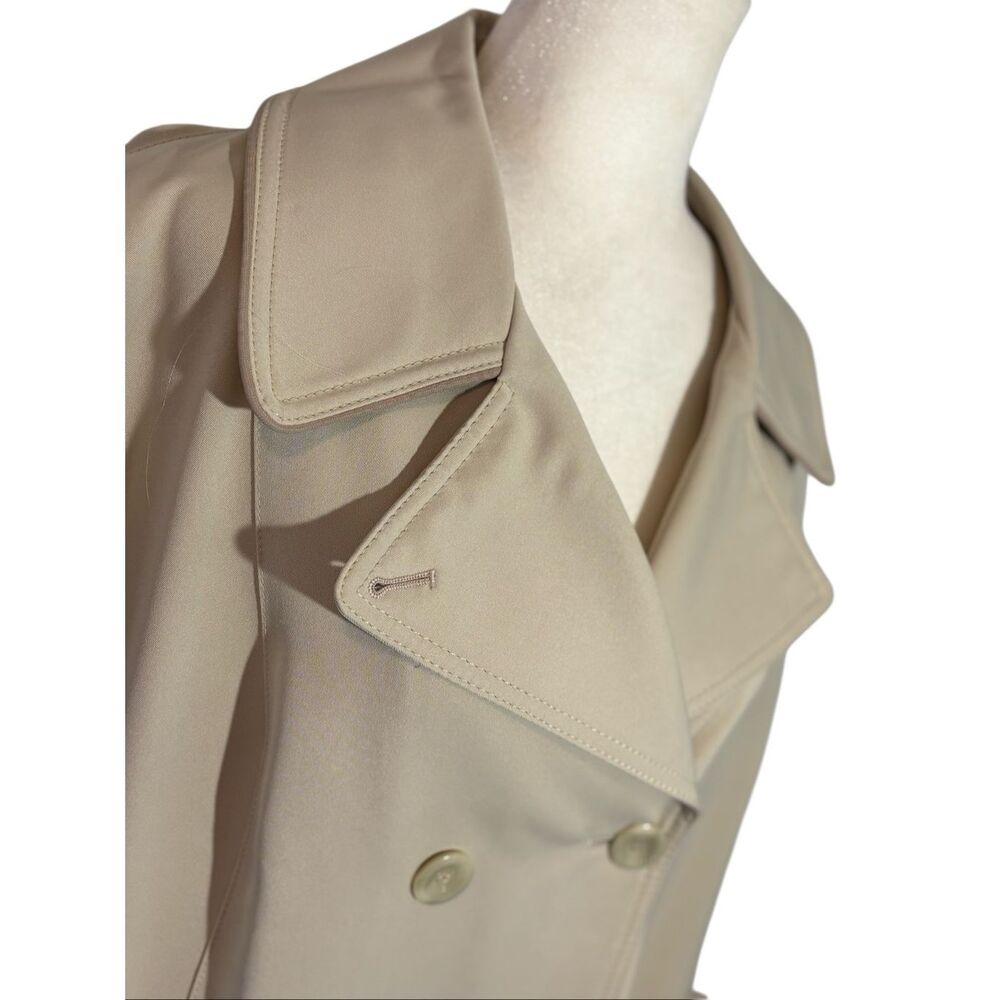 Vintage Forecaster of Boston tan double breasted trench coat - XL - Picture 2 of 9